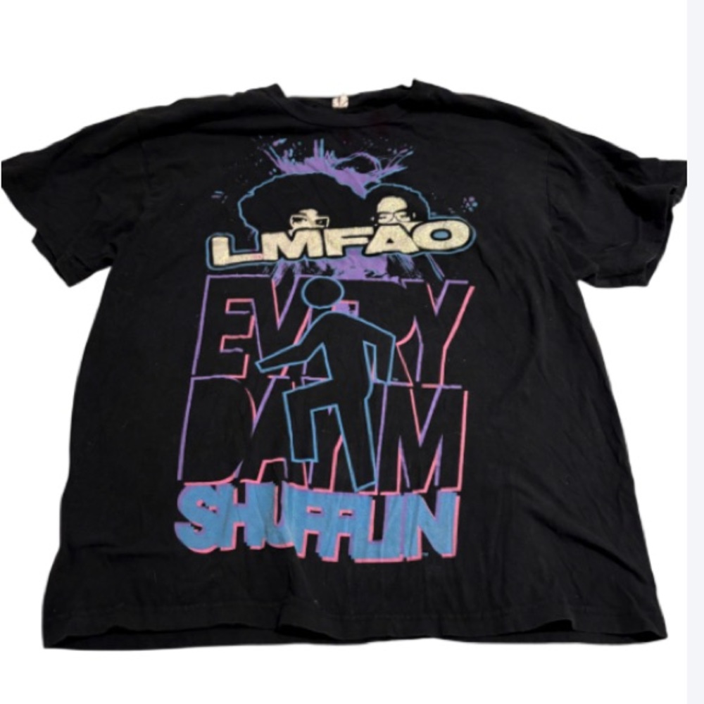 Vintage Men’s Black LMFAO Graphic T-Shirt size XL. Like new!